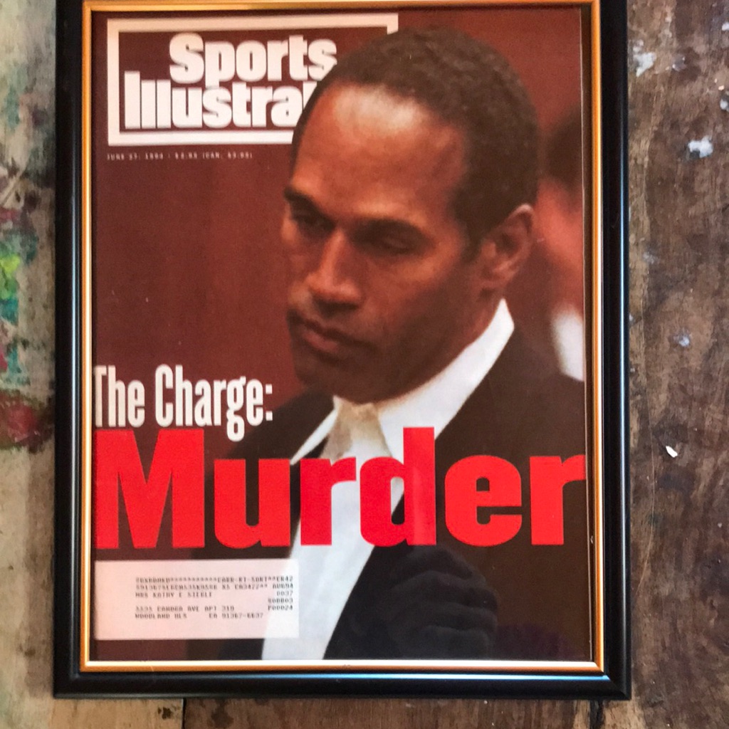 A 1994 Sports Illustrated MagazineCompleteOn The Oj VerdictFramed